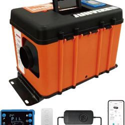 Diesel Air Heater 8KW 12V /24V W/Bluetooth AC110V AC Adapter For RV Camper, Tent