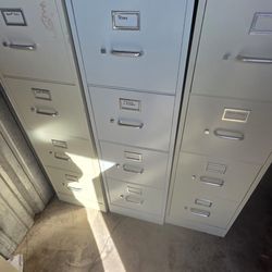 4 Filing Cabinets