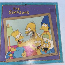 Vintage 1990 The Simpsons "Family Photo" 250 Piece Puzzle Milton Bradley