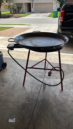Large Paella Pan with Propane Burner Stand