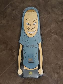 Globe x Beavis and Butt-Head Beavis Cornholio Shaped Skateboard Deck
