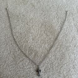 Silver Cross Pendant Necklace