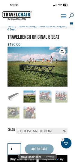 TravelBench original 6 seat