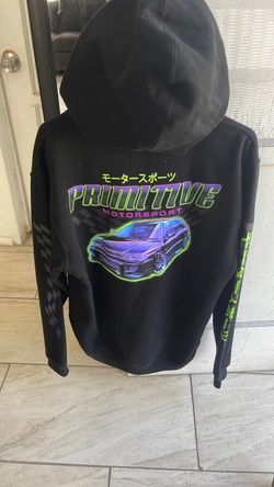 Primitive Motosports Black Graphic Hoodie (Medium)