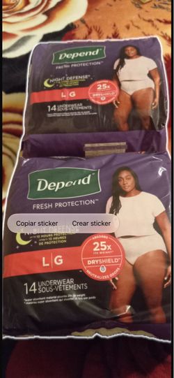 Womens Depend fresa Protection