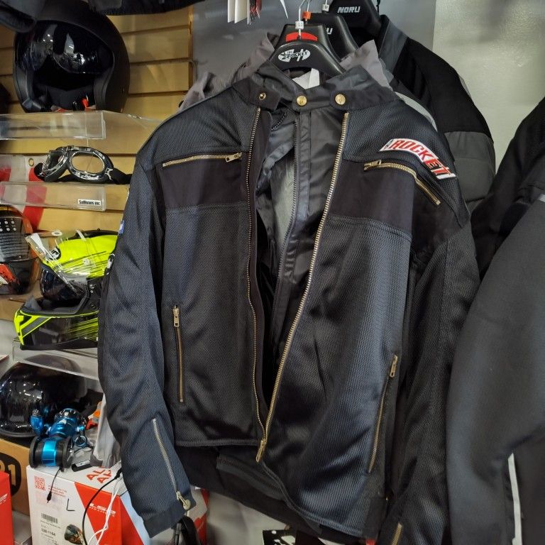 Joe Rocket Motorcycle Jacket With Shoulder Elbow And Spine Protection Holiday Deal