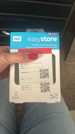 WD easystore Portable HDD Plug and Play