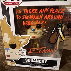 Squanchy Signed & Quoted Funko