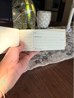 Vintage Receipt Book