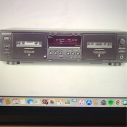 Sony Dual Cassette &  5-cd Changer/Player