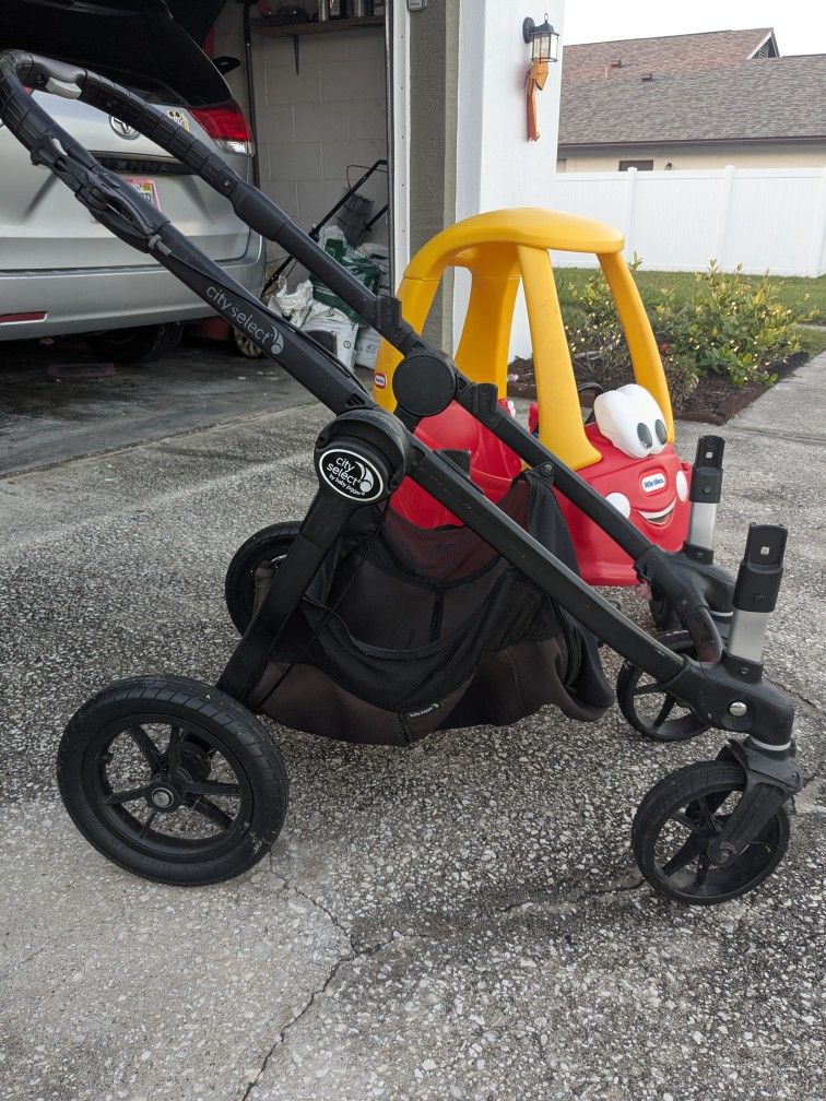 City Select Double Stroller frame