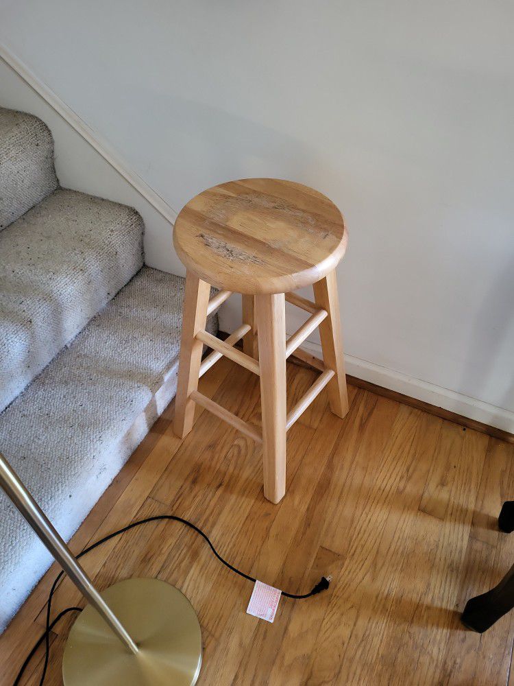 Wooden Stool (Plant Stand)