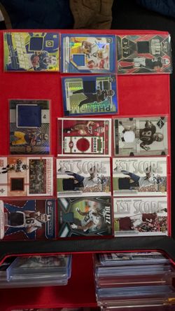 NFL JERSEY PATCH CARDS