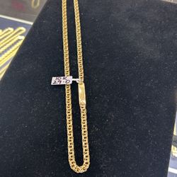 10k Gold Chino Chain