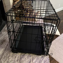 DOG CAGE. 12”w x 19”d x 16”tall, cross streets are Arapaho & Waterview  