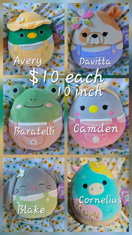Brand New 10" Squishmallows