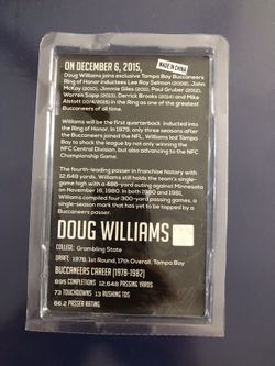 Doug Williams Tampa Bay Buccaneers Ring of Honor Commemorative Coin! NEW 2015