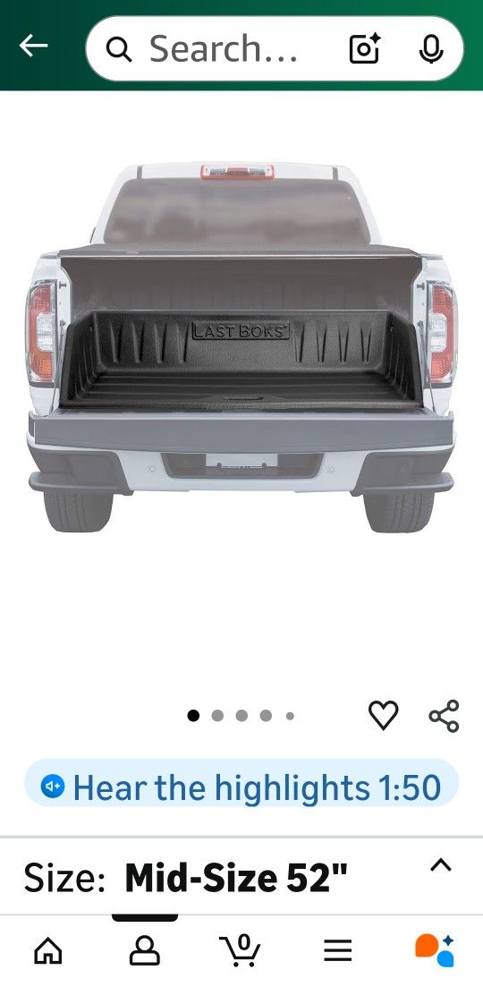 Truck Bed, Cargo Box Organizer, Slides Out