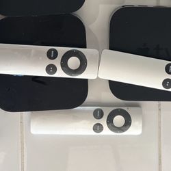 Two Apple TV 3  With Extra Remote