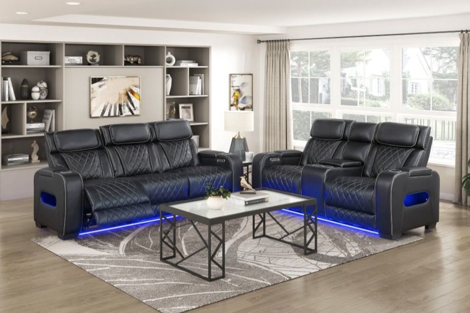 Power Reclining Sofa And Loveseat