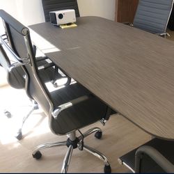 Office Table With 6 Chairs 