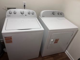 Whirlpool washer and dryer