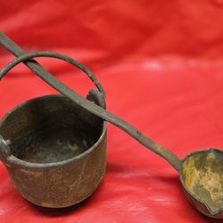 LEAD MELTING POT & LADLE $25