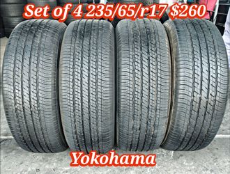 Set of 4 Yokohama tires 235/65/r17 ‼️ free instalation and balance ‼️