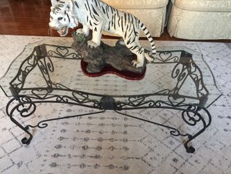 Glass center/coffee table