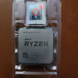Ryzen  5 5500 cpu with cooling fan.