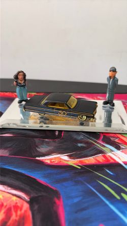 Two homies with a hot wheel