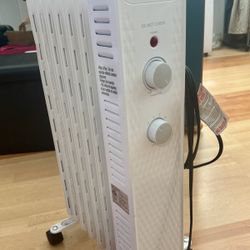 Mainstays 1500W Mechanical Oil Filled Electric Space Heater