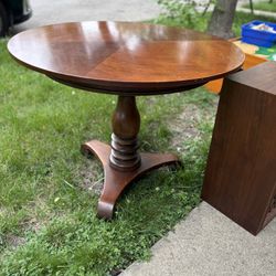 Wood Side Table