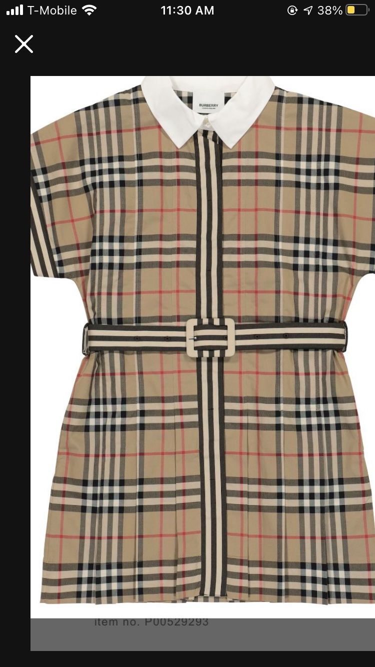 Authentic Burberry Kids Dress 