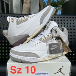 Jordan 3 A Ma Maniere Sz 10 Mens Nigel Brick Travis Union