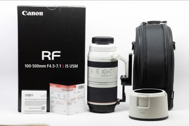 Canon rf 100-500 f4.5-7.1 lens