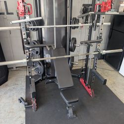 Force USA Power Rack/Smith Machine w/weights