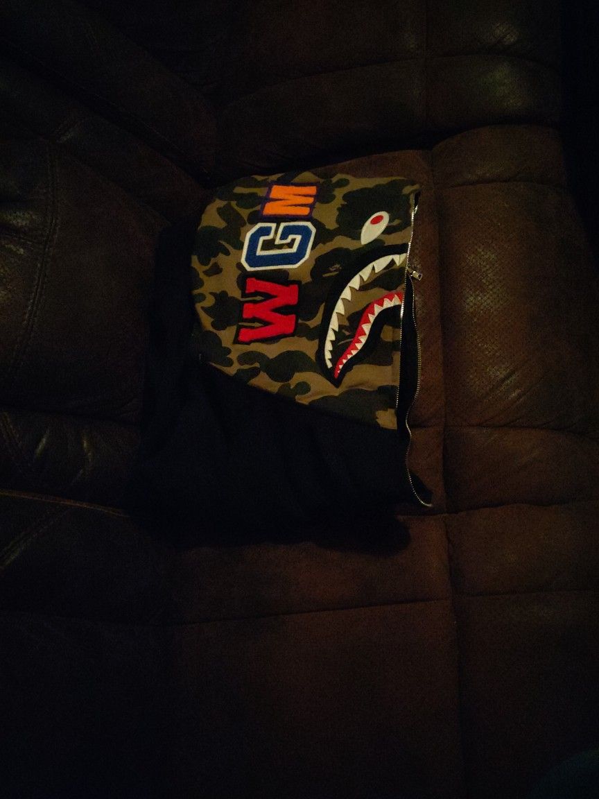 Green Camo Bape Hoodie