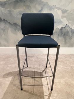 5 Commercial Bar-Height Stools – Upholstered – Office / Café