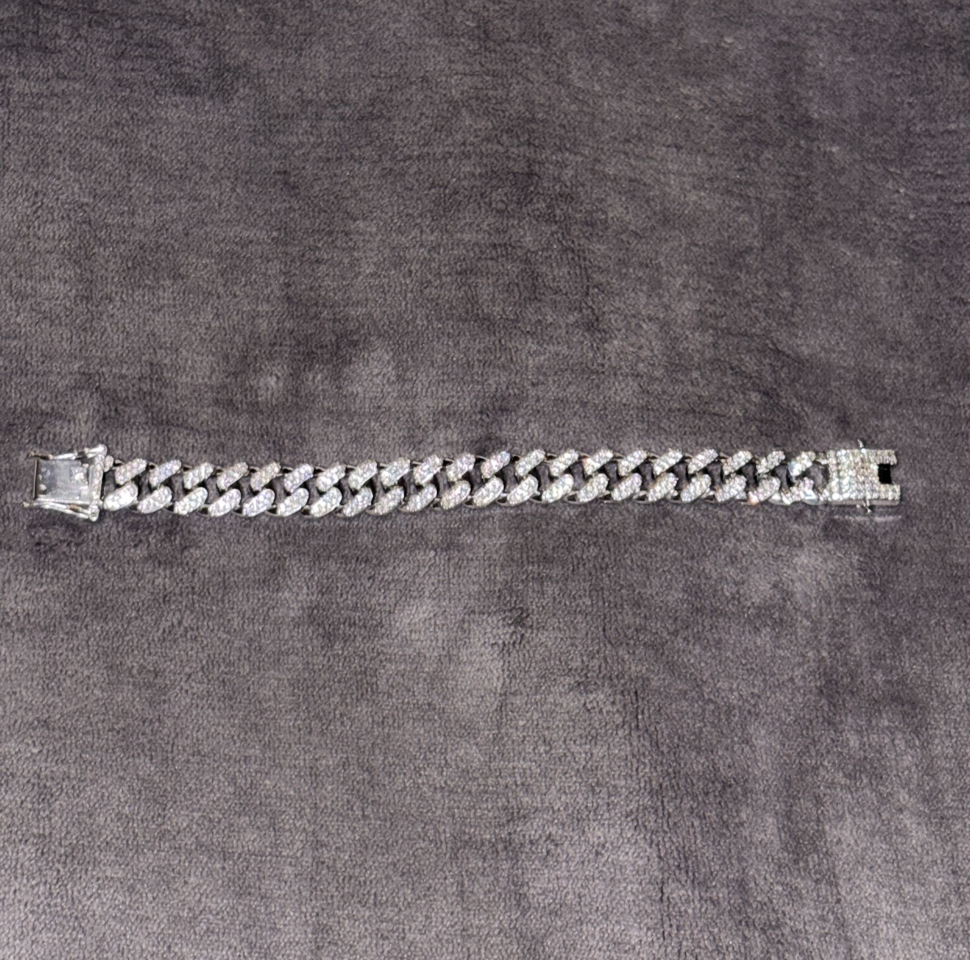 Cuban Link Rhinestone Bracelet