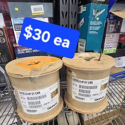 CAT5e Ethernet Cable 500 ft Roll – Gray (CMR) $30 Each