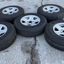 16” Jeep Grand Cherokee Wrangler We Finance Factory Package Rims Wheels Tires Set Of 5