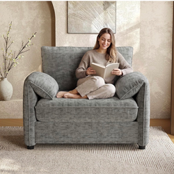 Sofa Arm Chair Light Gray