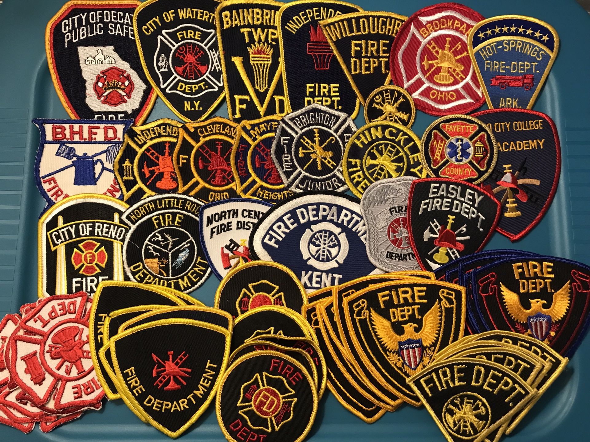 57 Fire Department Patch Collection