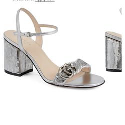 Gucci Sequin Sandals 