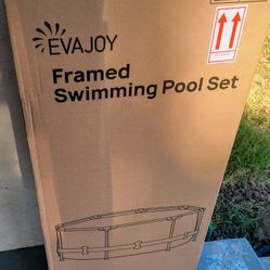 CLEARANCE 10ft X 30in Metal Frame Above Ground Swimming Pool with Steel Frame+ Filter, Pump, Blue NEW