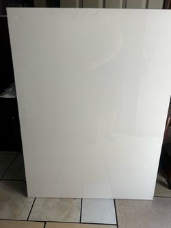 Blank white canvas