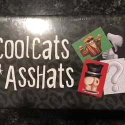 Cool Cats & AssHats Card Game A Card & Drinking Game  4 Adults NEW Sealed