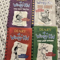 Four Diary of the Wimpy kid books