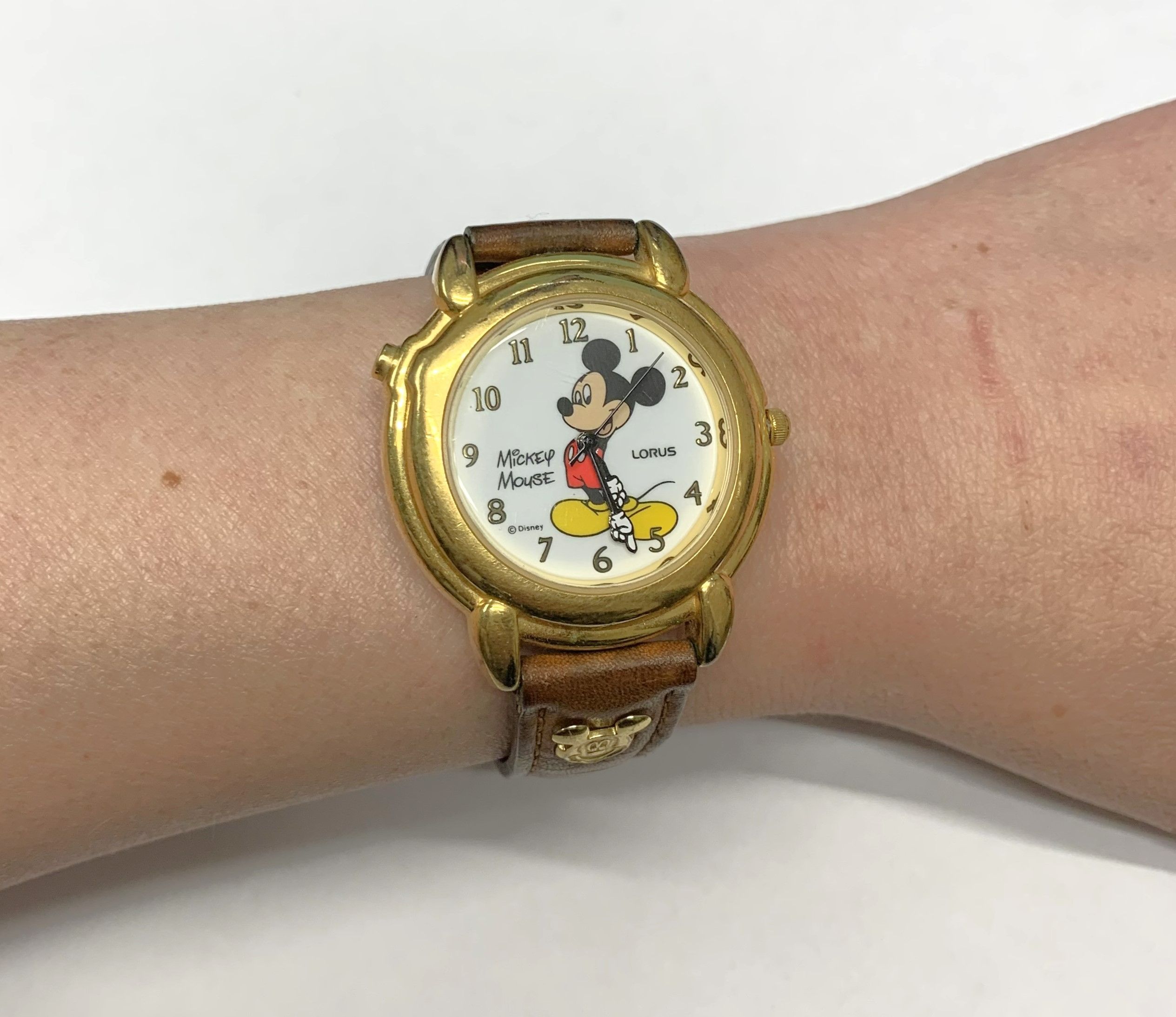 Vintage Lorus Mickey Mouse Musical Talking Watch 8.5"